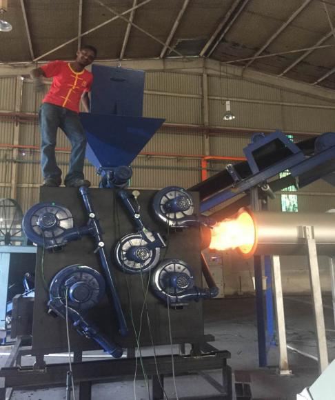 gasifier burner for drum dryer