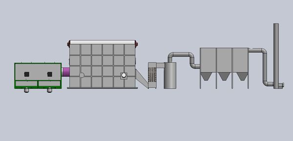 Industrial solid waste gasifier